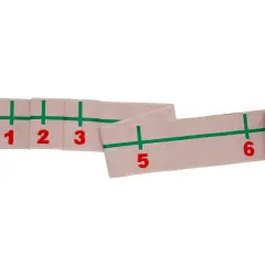 Miarka z cyframi 0-6. Czy 0 jest liczbą naturalną? Ta miarka pomaga to ustalić.