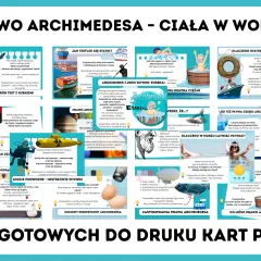 Prawo Archimedesa wyjaśnia, dlaczego statki i balony unoszą się, a łodzie podwodne zanurzają. To siła wyporu!