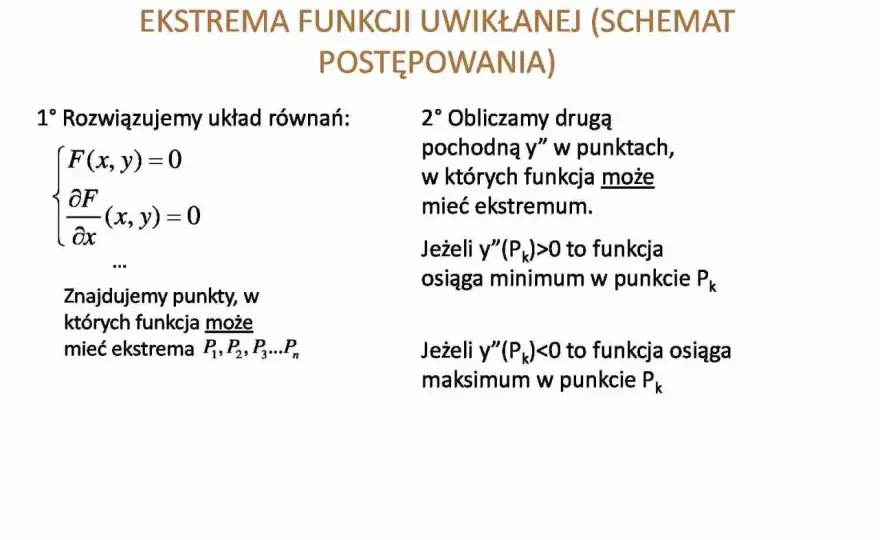 Ekstrema funkcji - Jak je znaleźć i nie popełnić błędu?