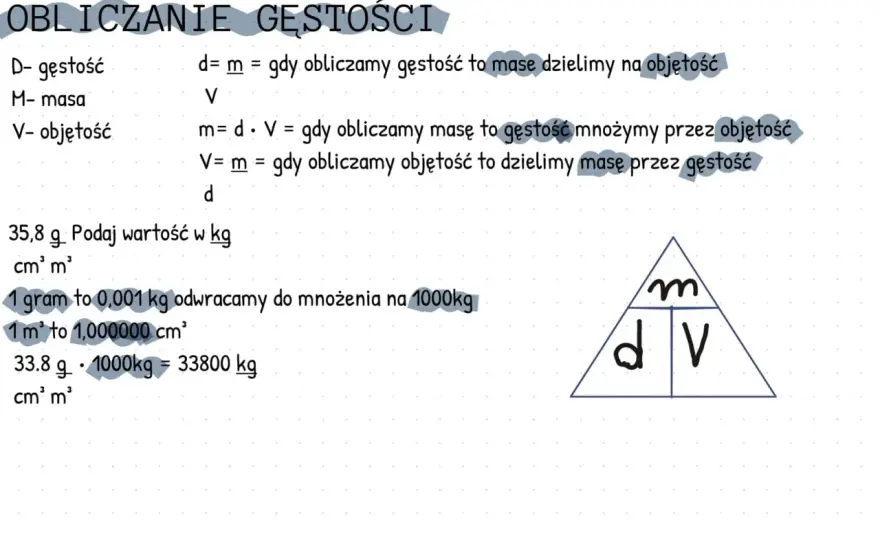 Gęstość - Wzór, jednostki i błędy, których unikniesz!