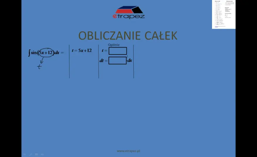 Całkowanie przez podstawienie - Krok po kroku do sukcesu!