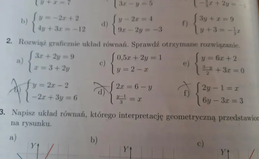 Układy równań graficznie - Zrozum i rozwiązuj bezbłędnie!