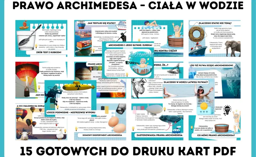 Prawo Archimedesa - Zrozum, dlaczego obiekty pływają!
